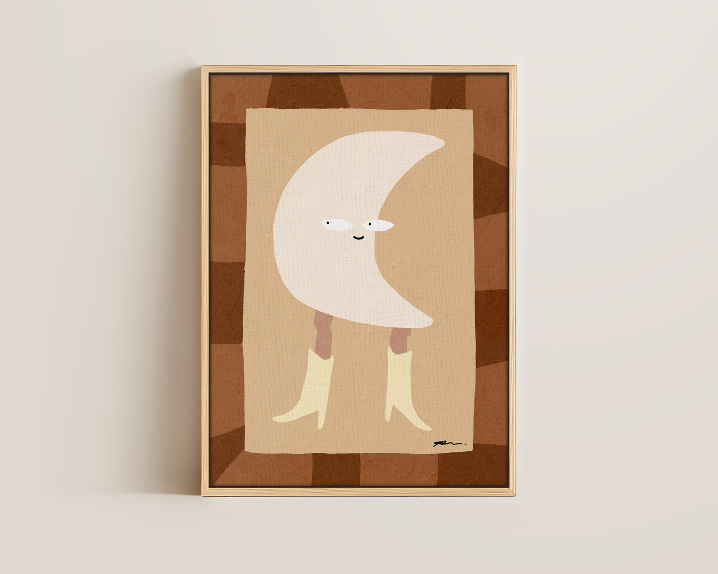 Moon Cowgirl Canvas