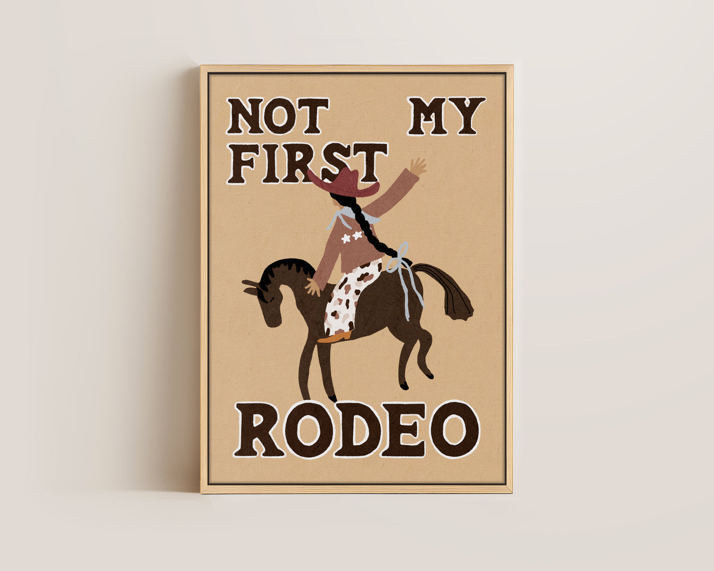 Not My First Rodeo Canvas