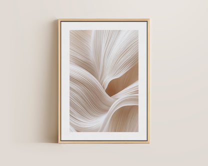 Organic Waves Canvas