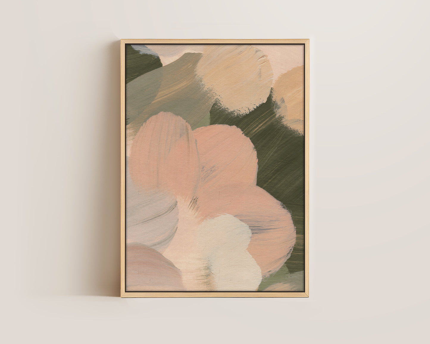Pink & Green No. 2 Canvas