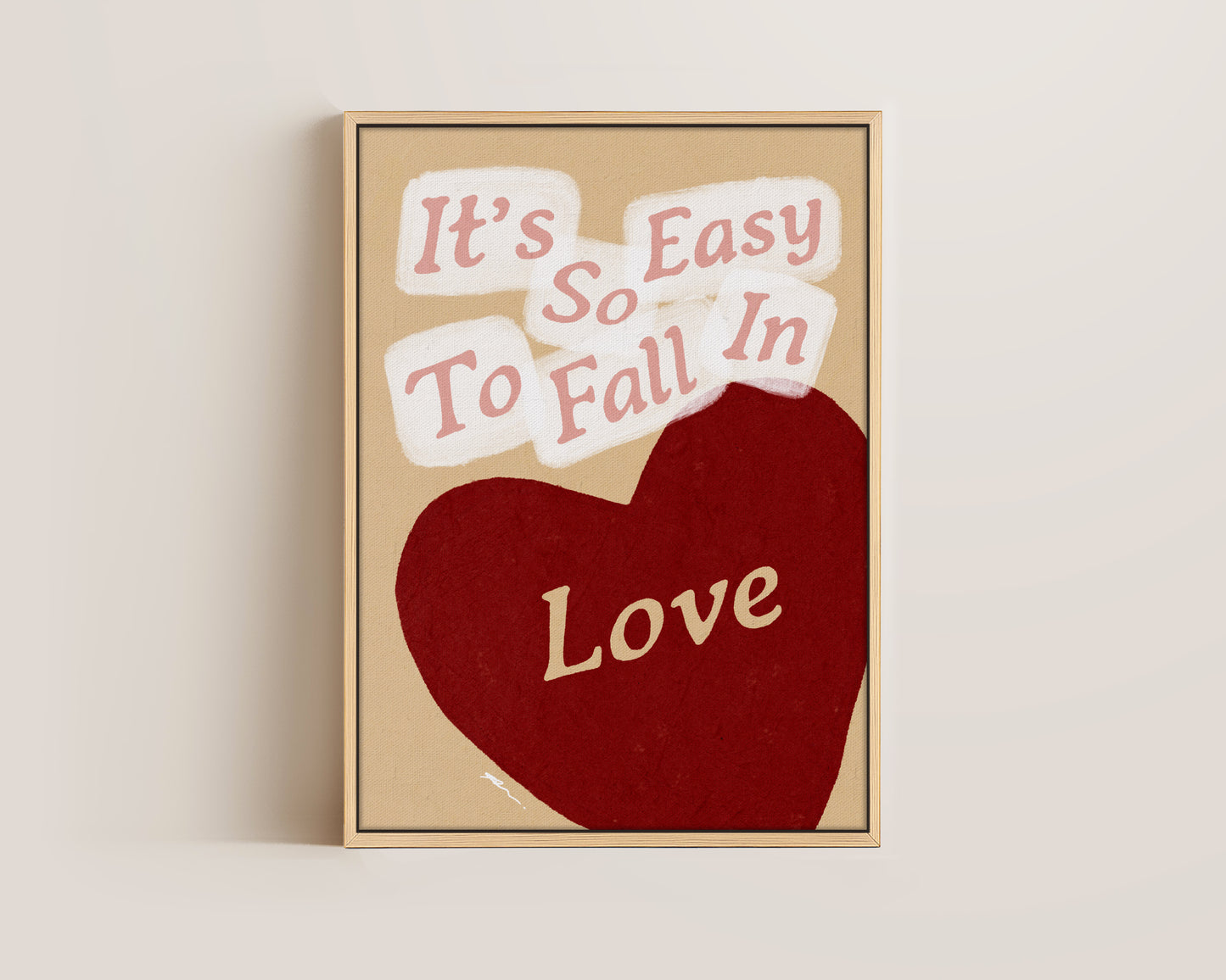 So Easy To Fall Canvas