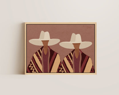 The Twins Canvas