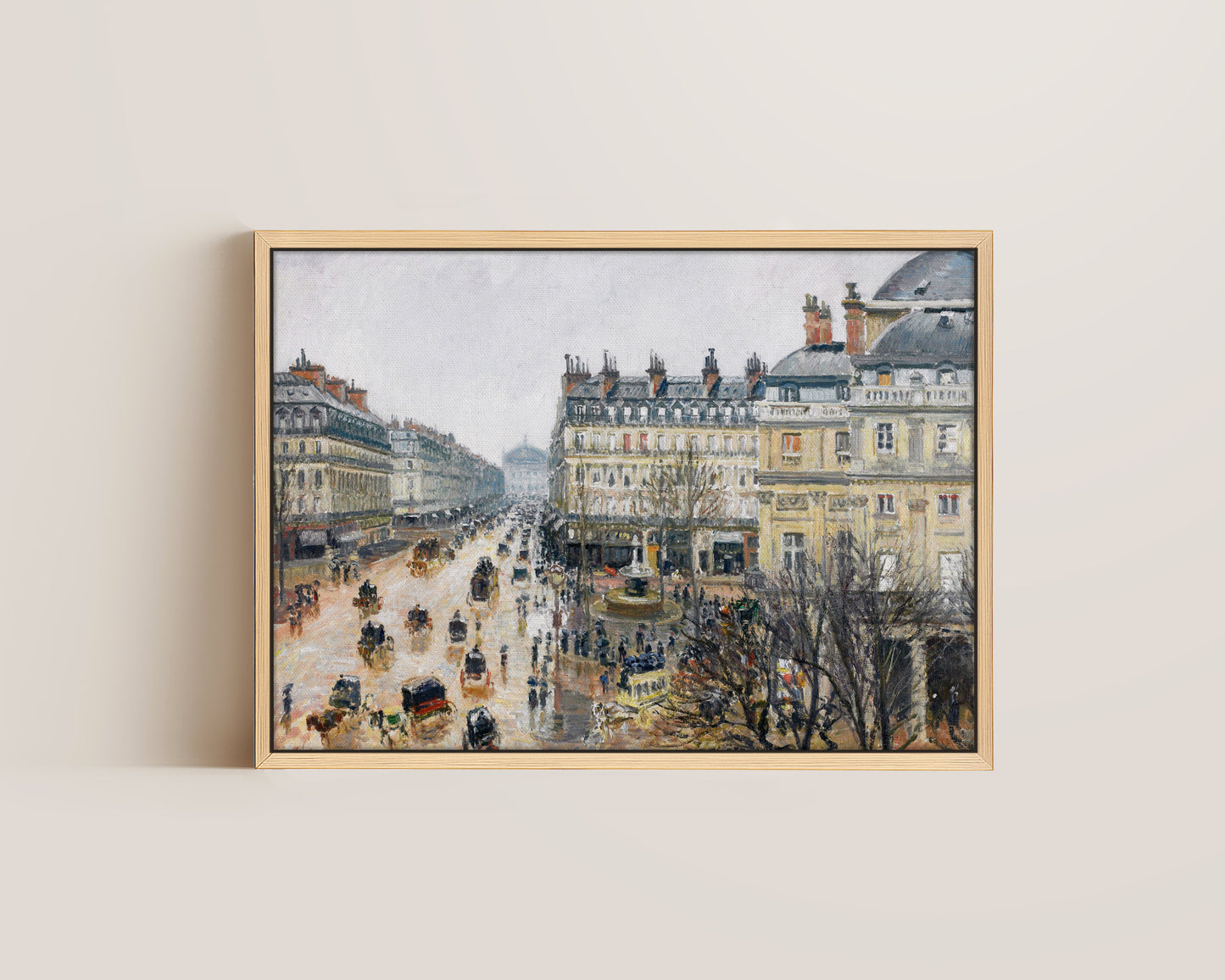 Theatre Square Paris Canvas