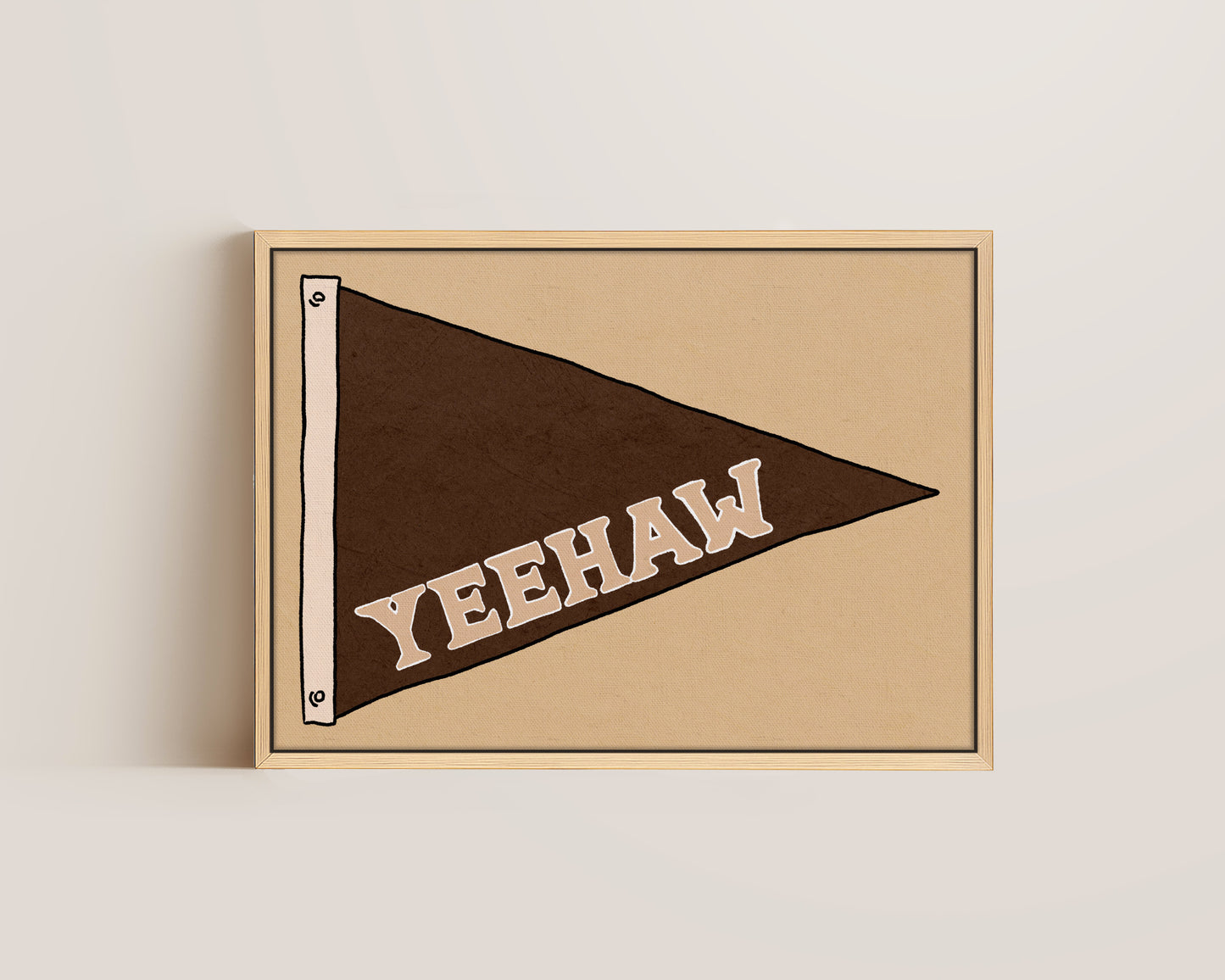 Yeehaw Flag Canvas