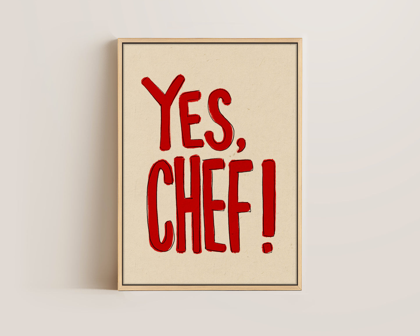 Yes Chef Canvas