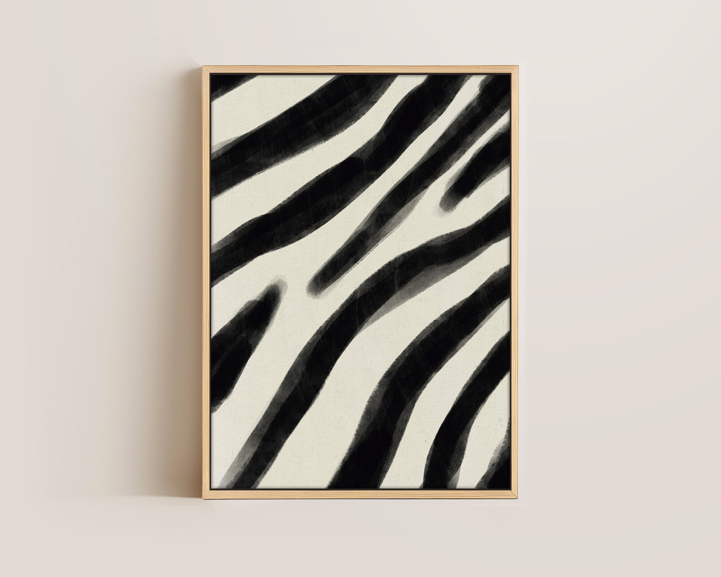 Zebra Print Canvas