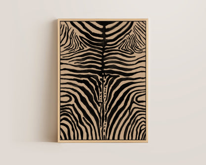 Zebra Print No. 2 Canvas