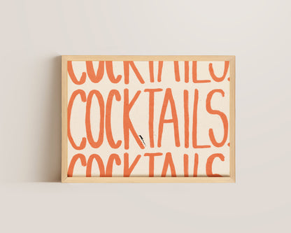 Cocktails Print