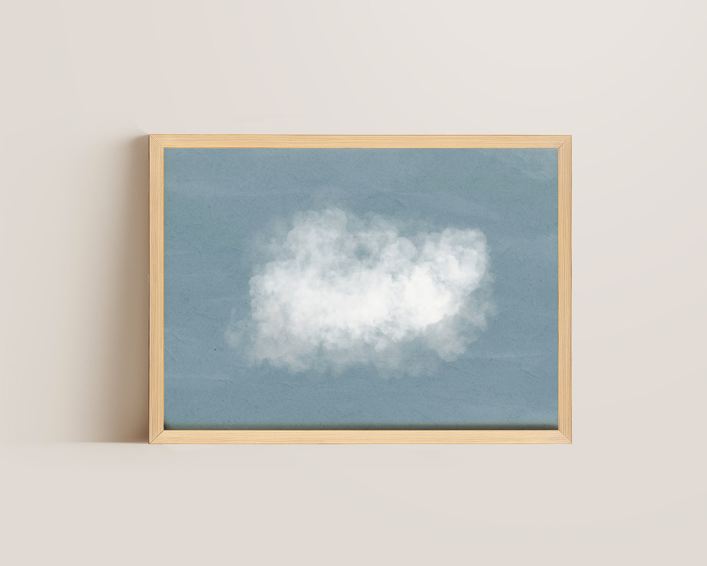 Gloomy Blue Clouds Print
