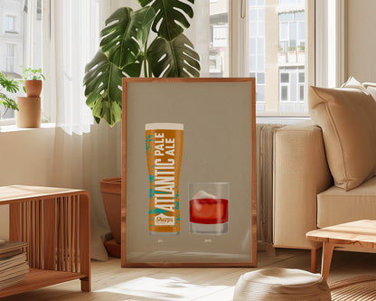 Atlantic Pale Ale & Negroni Print