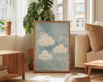 Blue Clouds Print