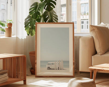 Camper Van Surf Print