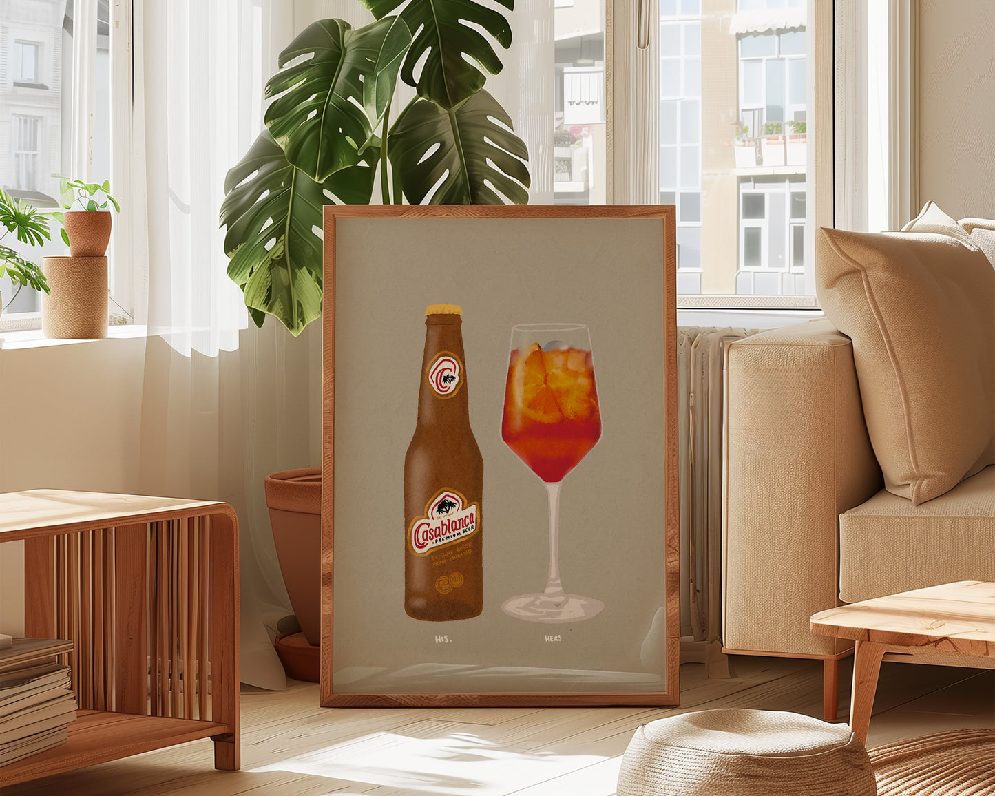 Casablanca Lager & Aperol Spritz Print