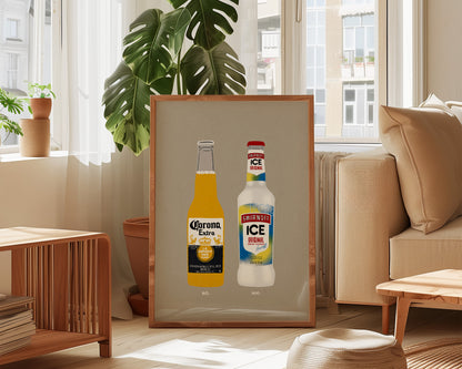 Corona & Smirnoff Ice Print
