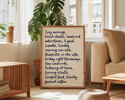 Cosy Evenings Print