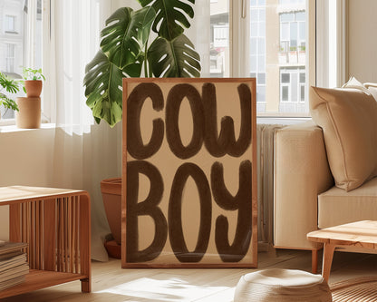 Cowboy Print