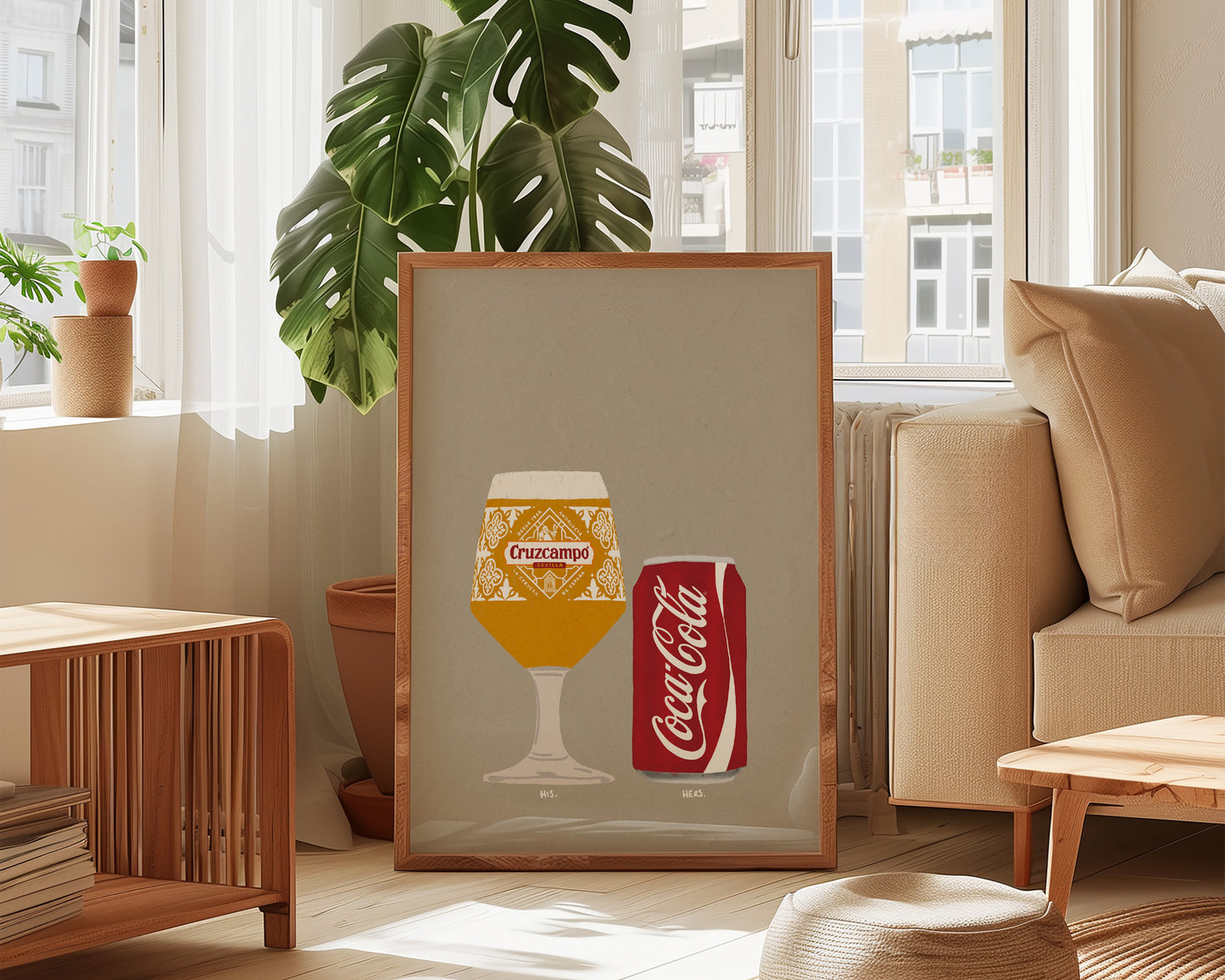 Cruzcampo & Coke Print