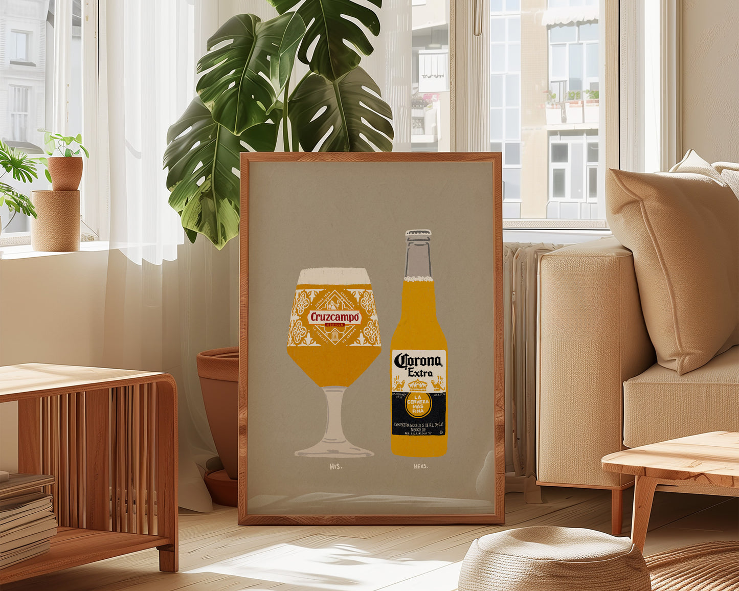 Cruzcampo & Corona Print