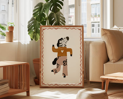 Dancing Zebra Print