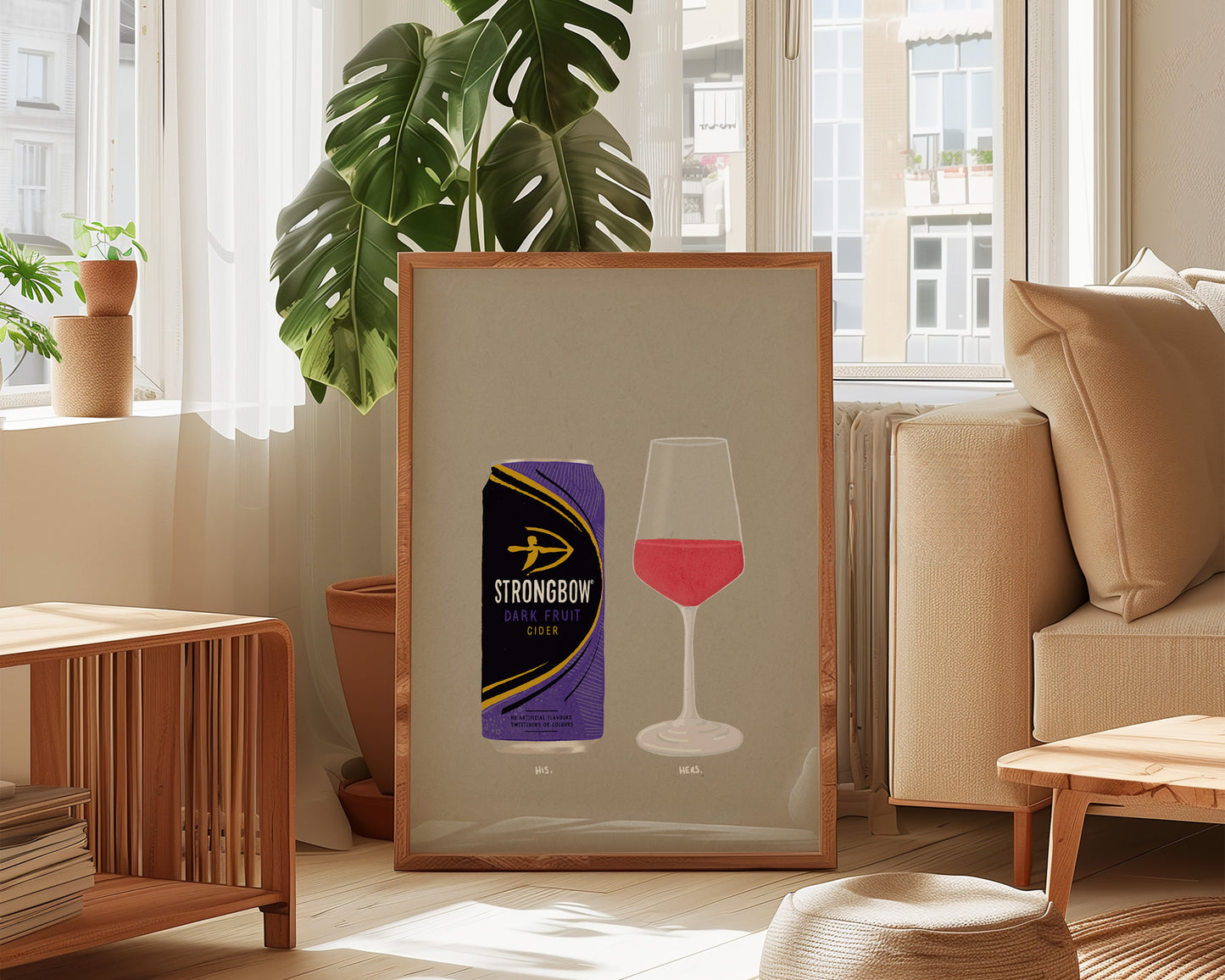 Strongbow Dark Fruits & Rose Print