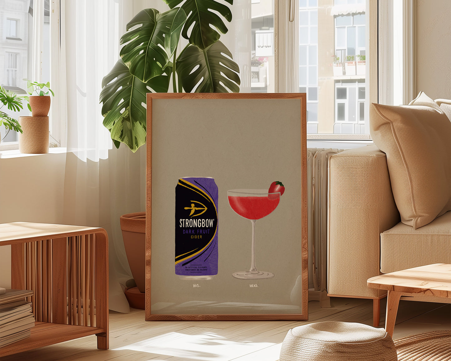 Strongbow Dark Fruits & Strawberry Daiquiri Print