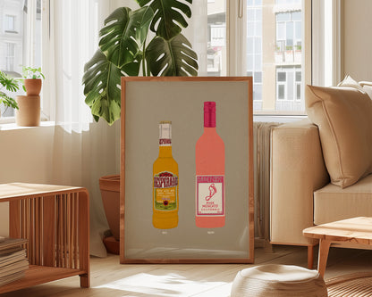 Desperados & Pink Moscato Print