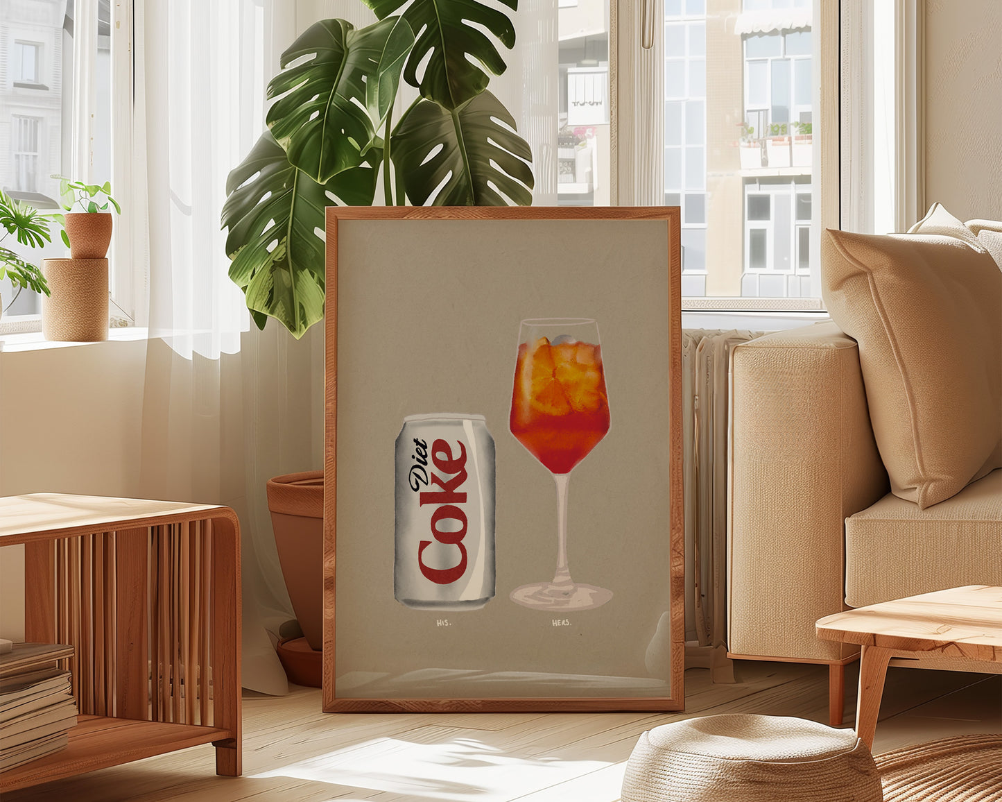 Diet Coke & Aperol Spritz Print