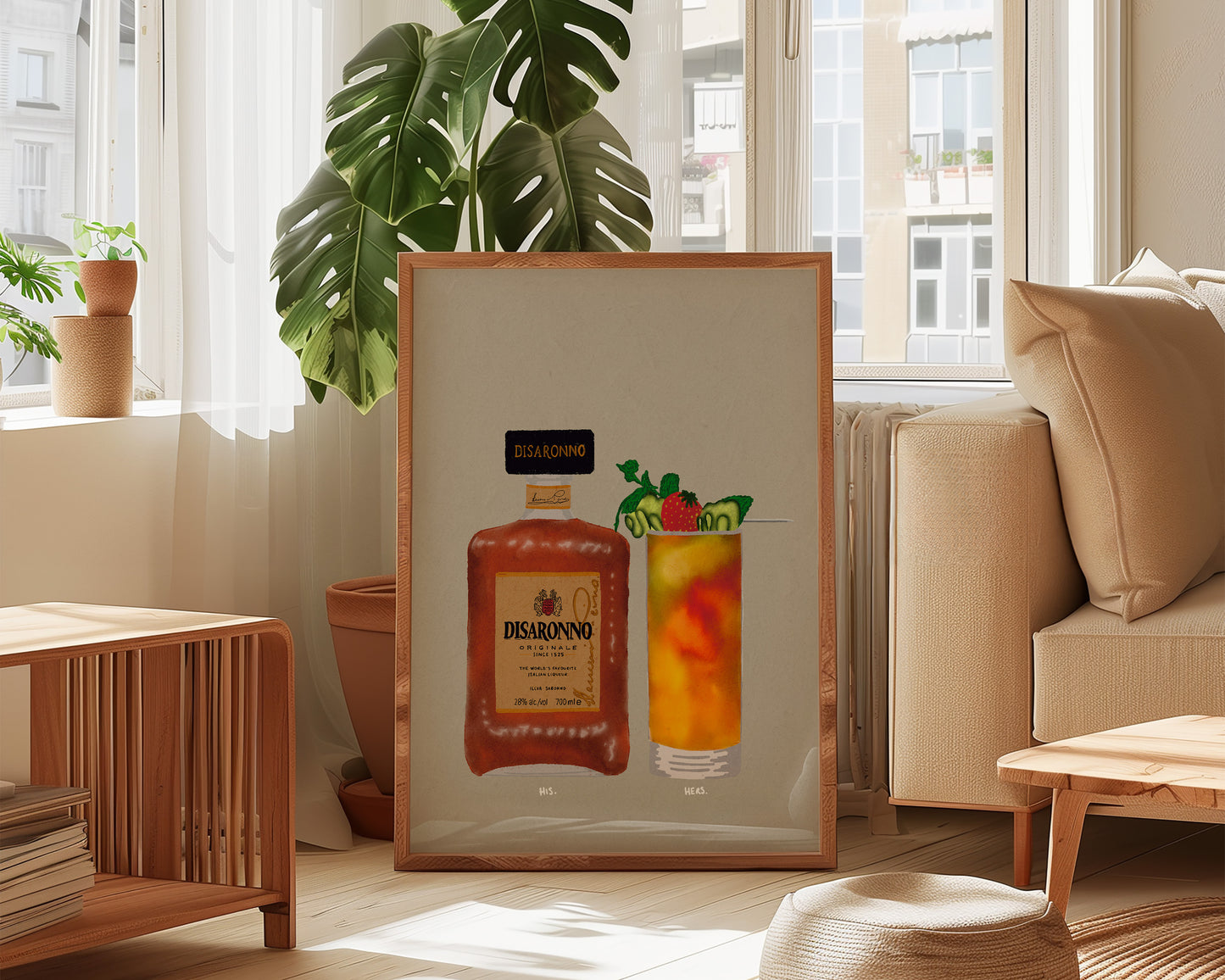 Disaronno & Pimms Print
