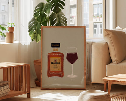 Disaronno & Red Wine Print