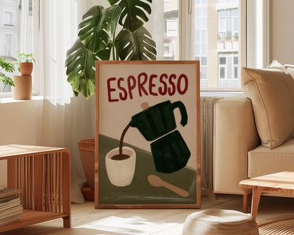Espresso Painting Print