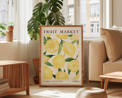 Fruit Market Lemon Print