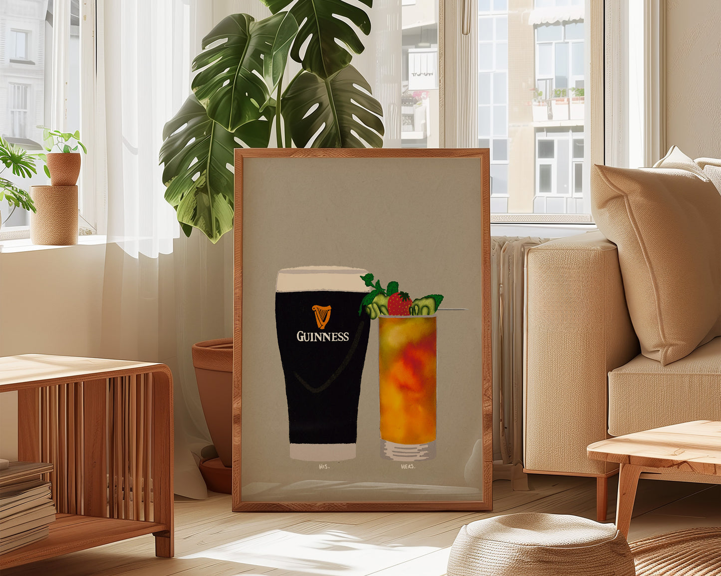 Guinness & Pimms Print