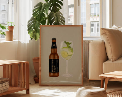 Hawkstone Lager & Hugo Spritz Print