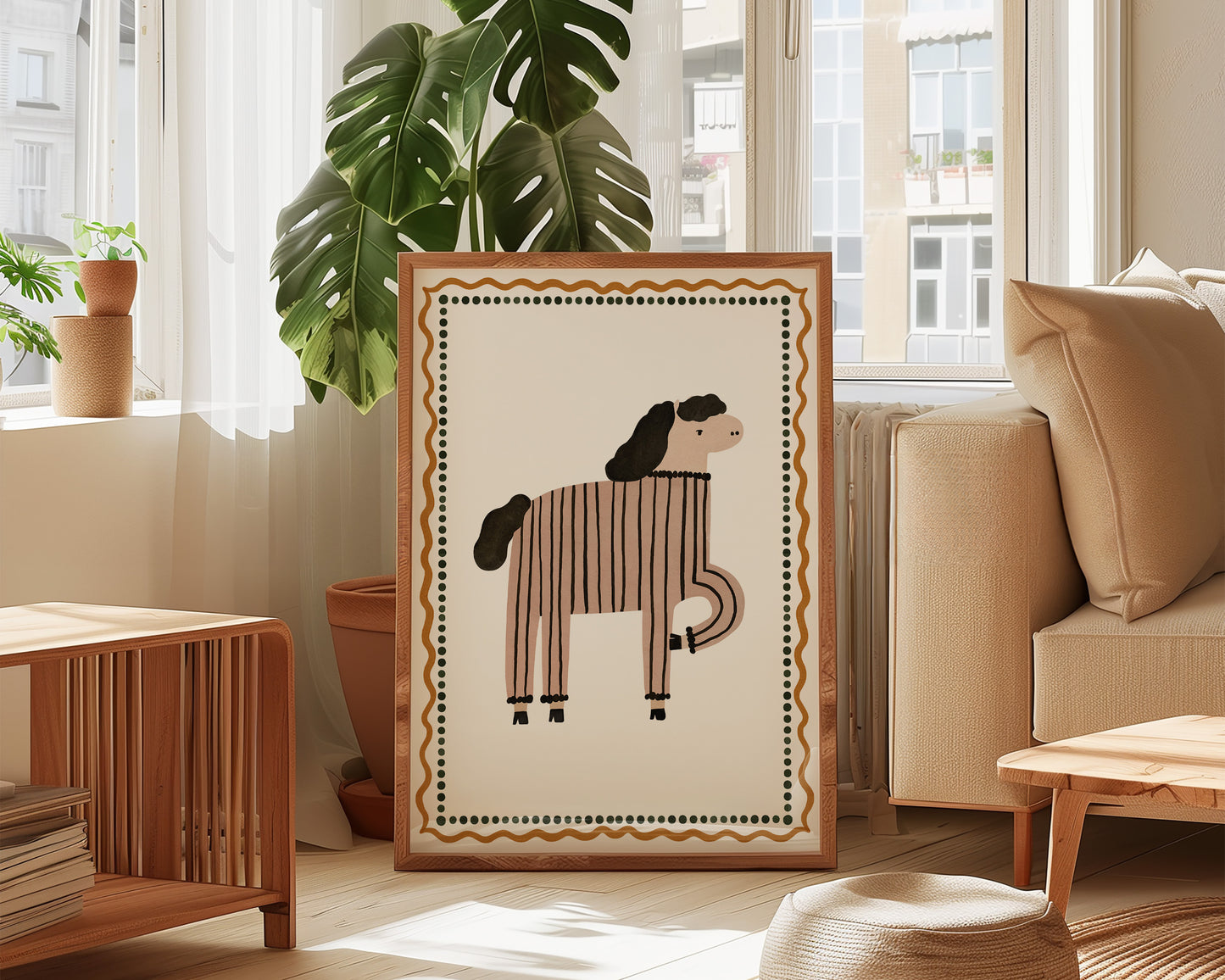 Boho Horse Print