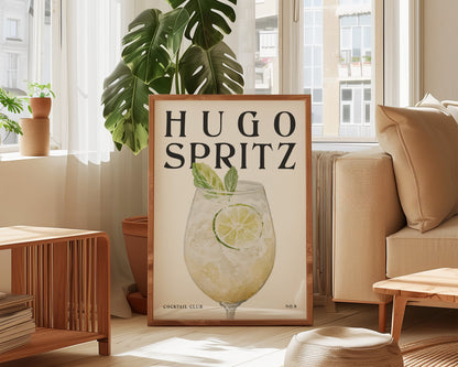Hugo Spritz Cocktail Print