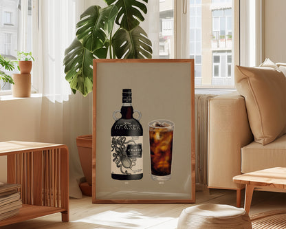 Kraken & Rum Coke Print