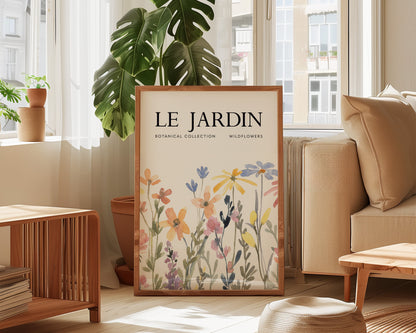 Le Jardin Wildflowers Print