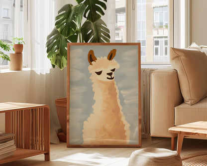 Cheeky Llama Print