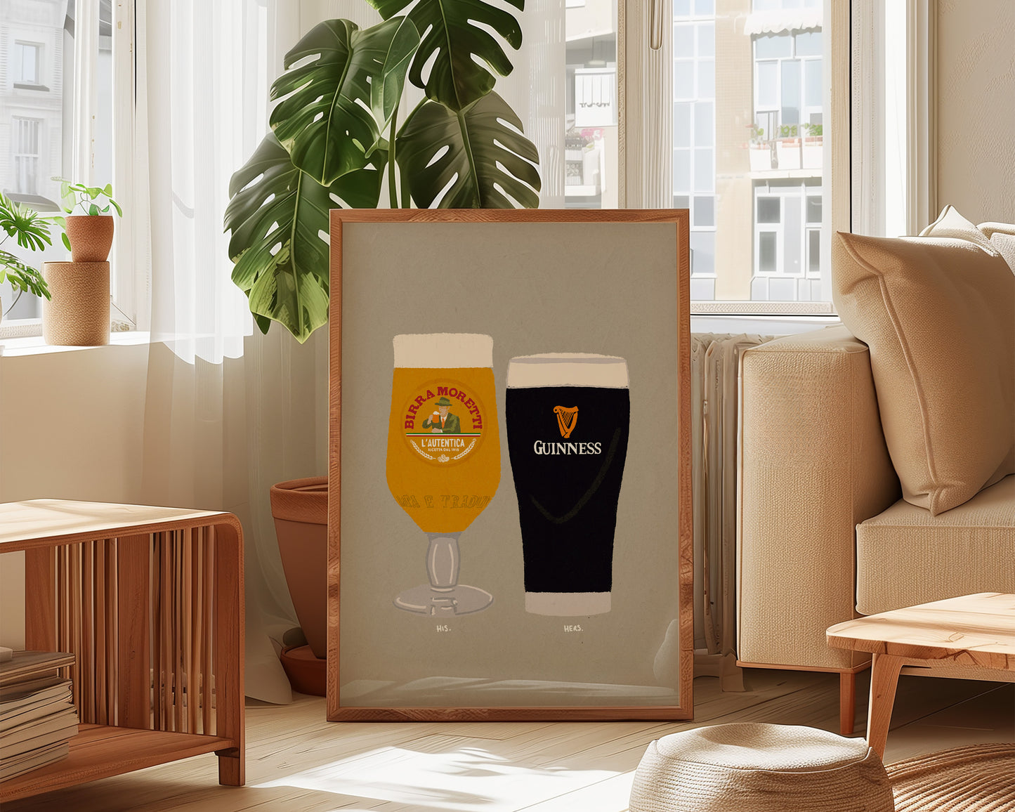 Moretti & Guinness Print