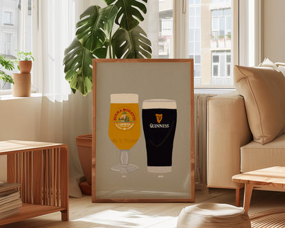 Moretti & Guinness Print