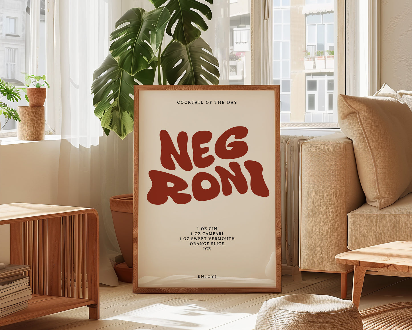 Negroni Recipe Print