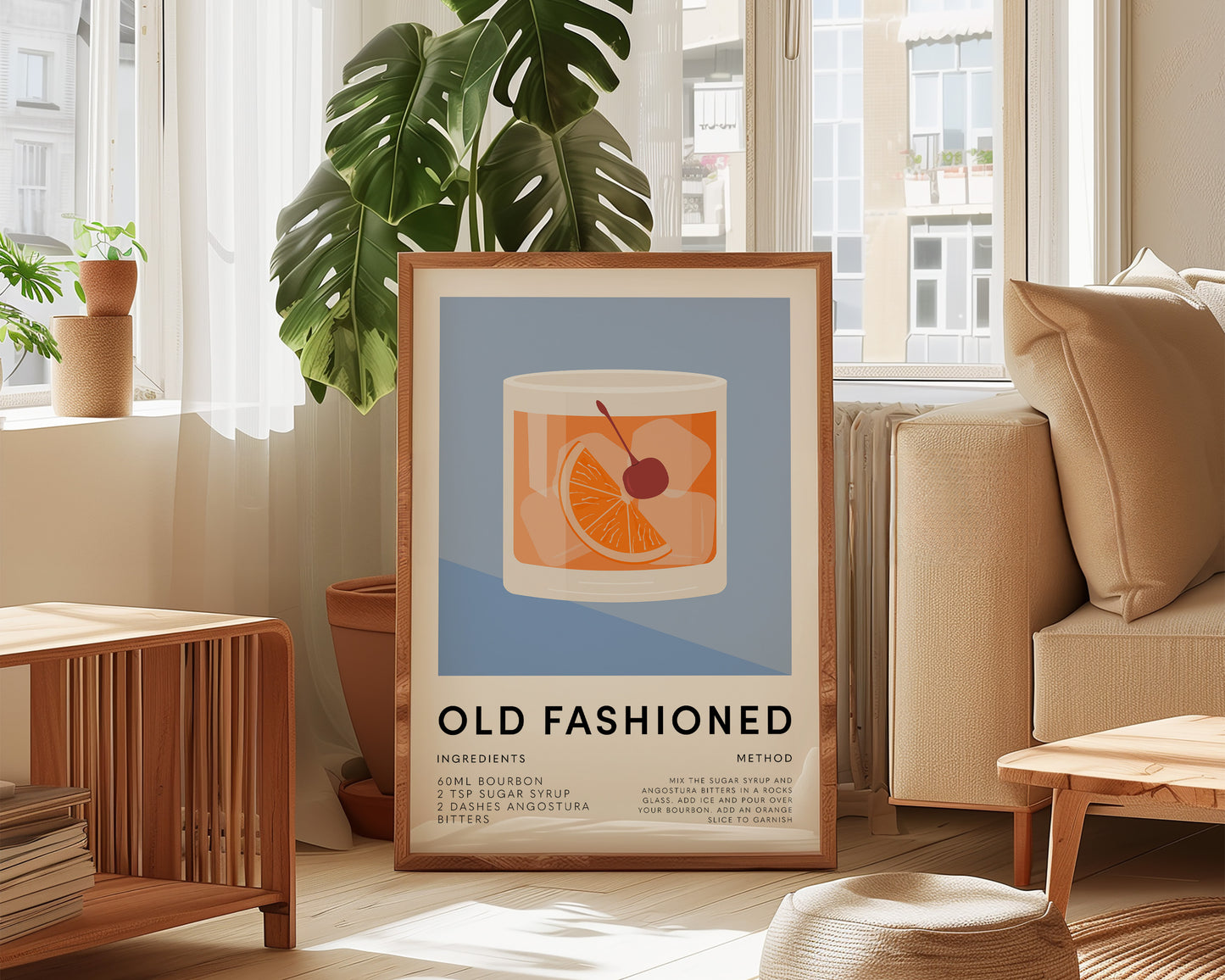 Old Fashioned Mixology Print