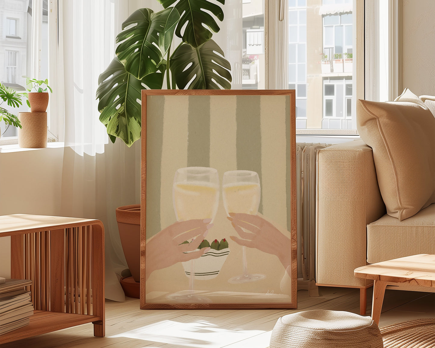 Olives & Wine Print