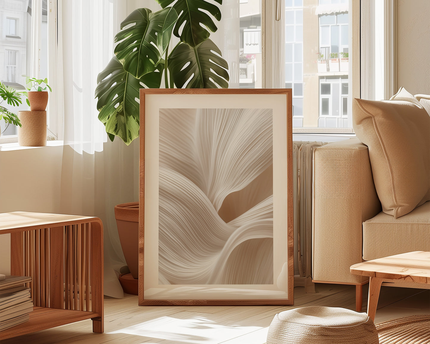Organic Waves Print