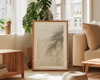 Palm Tree Shadows Print