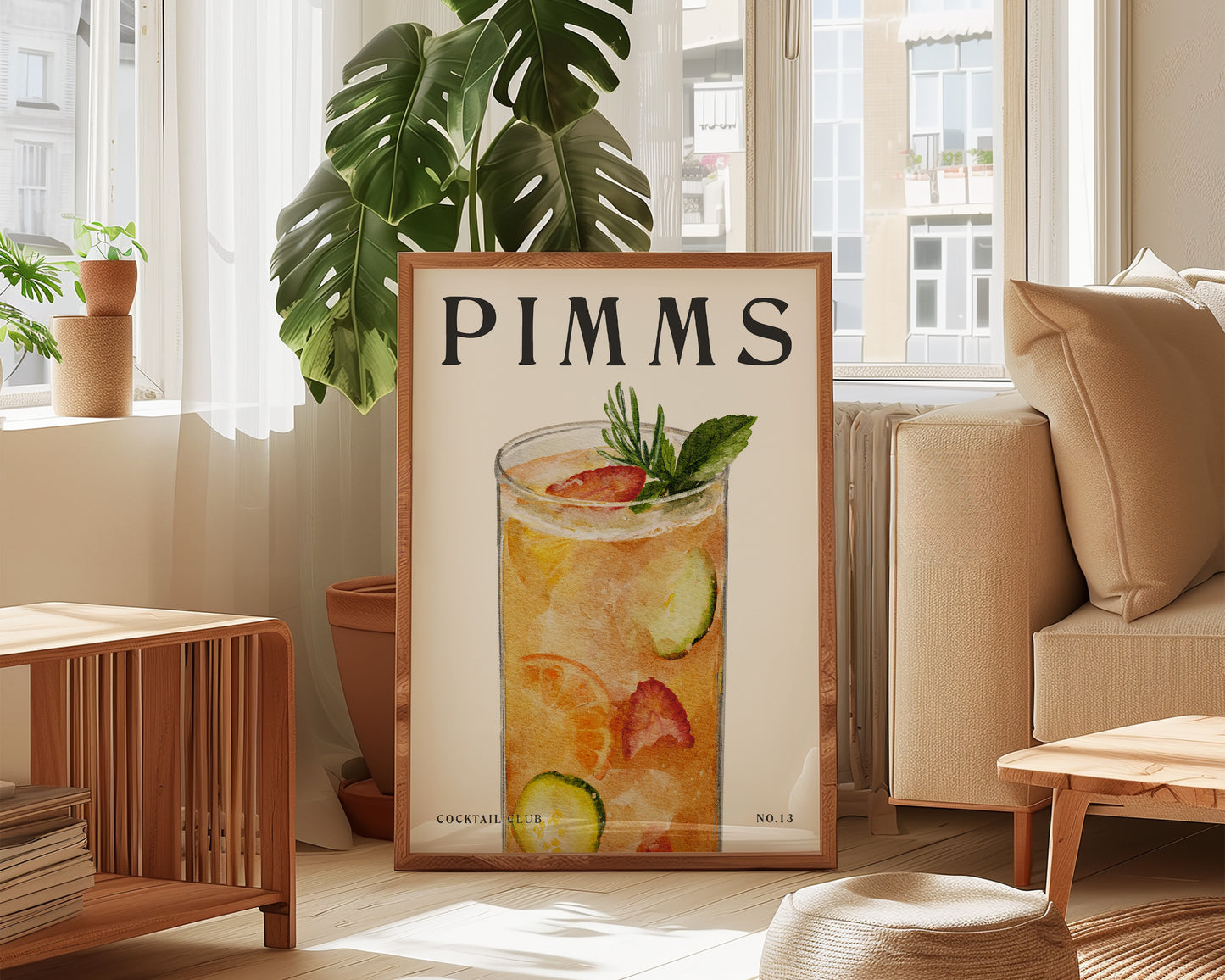 Pimms Cocktail Print