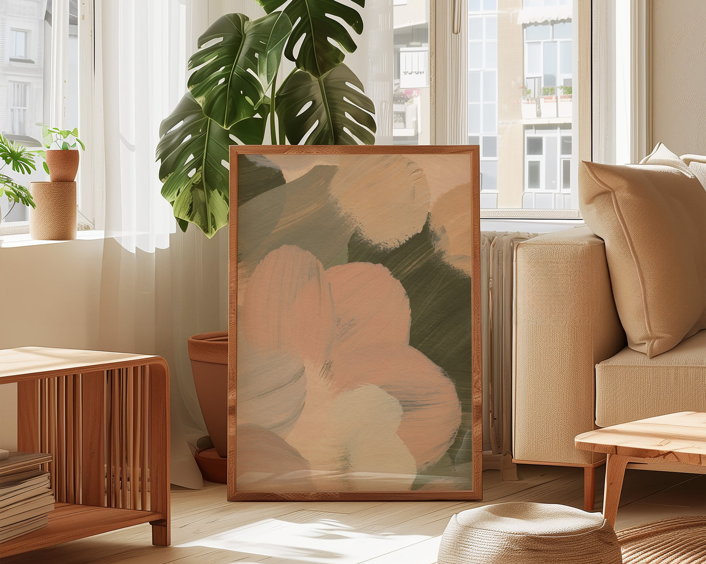 Pink & Green No. 2 Print