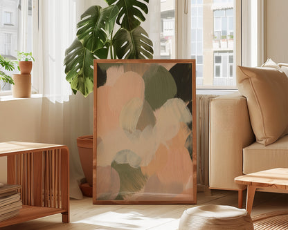 Pink & Green No. 3 Print