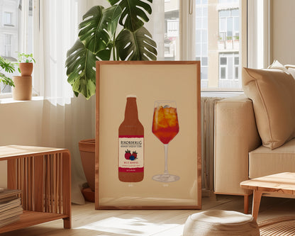 Rekorderlig & Aperol Spritz Print