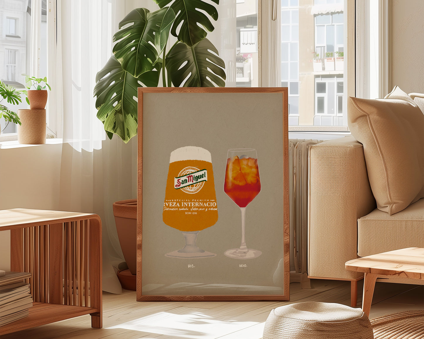 San Miguel & Aperol Spritz Print